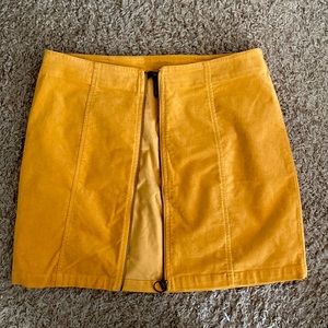 Yellow miniskirt brand new